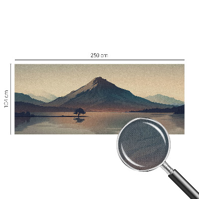 Fototapet 3d pentru living Peisaj de iarnă