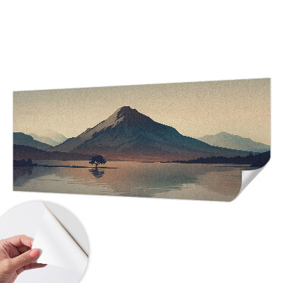 Fototapet 3d pentru living Peisaj de iarnă
