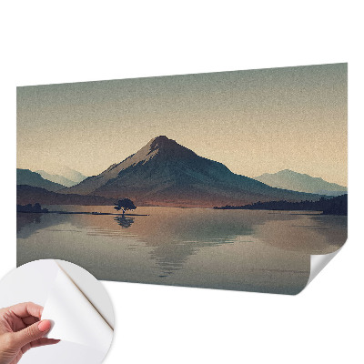 Fototapet 3d pentru living Peisaj de iarnă