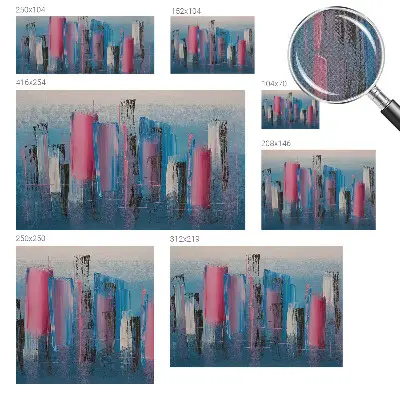 Fototapet 3d Fluturi colorați