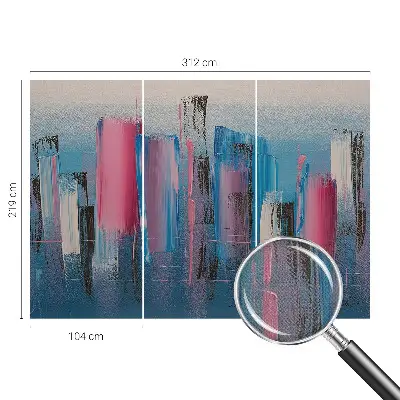 Fototapet 3d Fluturi colorați