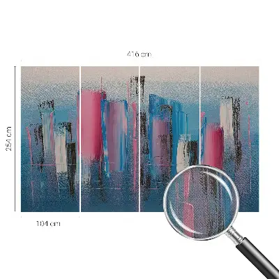 Fototapet 3d Fluturi colorați