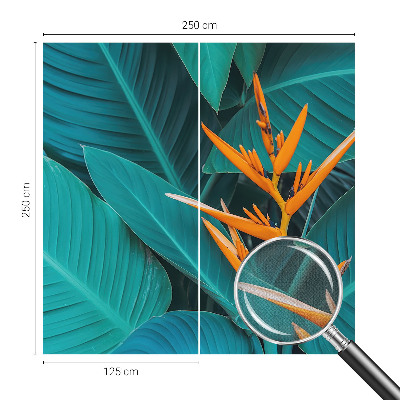 Fototapet 3D pentru living cu un motiv abstract colorat