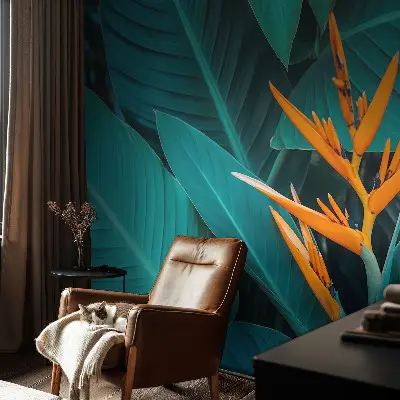 Fototapet 3d pentru living Abstracție colorată