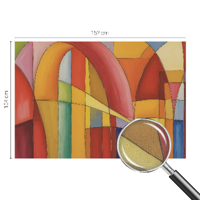 Fototapet 3D pentru living cu un peisaj stâncos