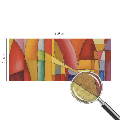 Fototapet 3D pentru living cu un peisaj stâncos