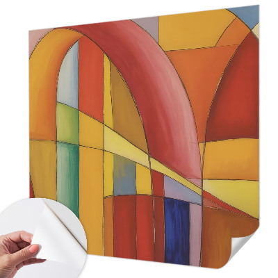 Fototapet 3D pentru living cu un peisaj stâncos