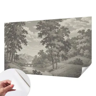 Fototapet autoadeziv pentru dormitor Rezumat colorat