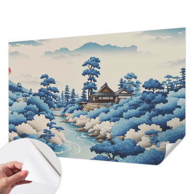 Fototapet 3d pentru living Fluturi artistici