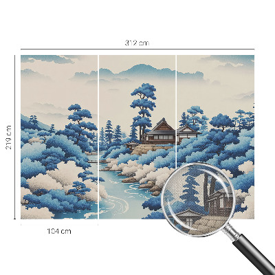 Fototapet 3d pentru living Fluturi artistici