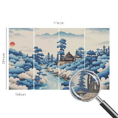 Fototapet 3d pentru living Fluturi artistici
