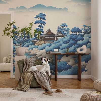 Fototapet 3d pentru living Fluturi artistici