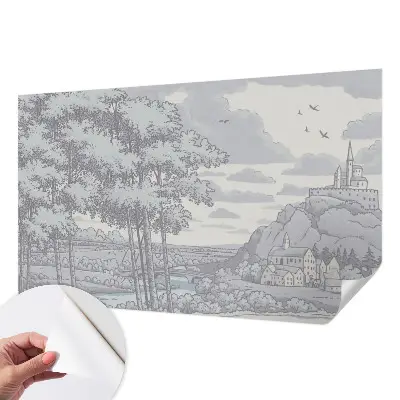 Fototapet autoadeziv pentru dormitor Scenă mitică