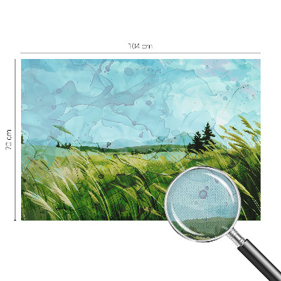 Fototapet 3D pentru living cu scenă de pe litoral