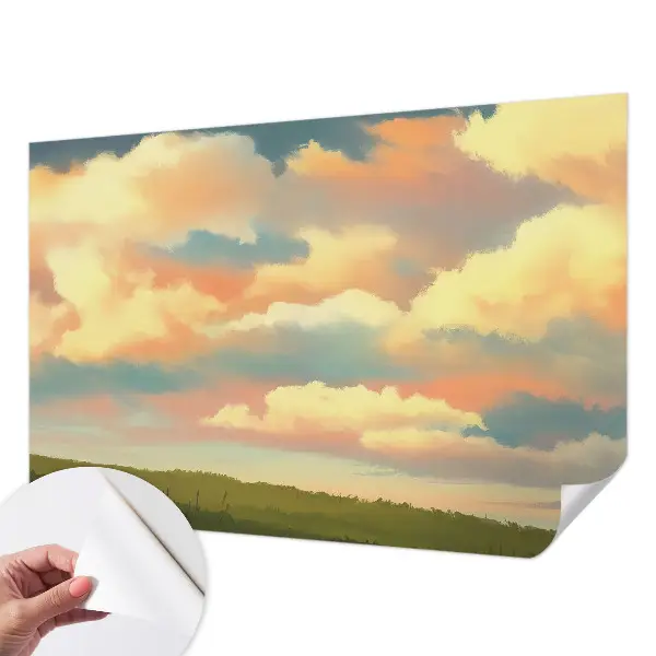 Fototapet autoadeziv pentru dormitor Himmel skyer
