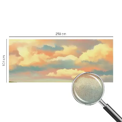 Fototapet autoadeziv pentru dormitor Himmel skyer