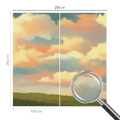 Fototapet autoadeziv pentru dormitor Himmel skyer