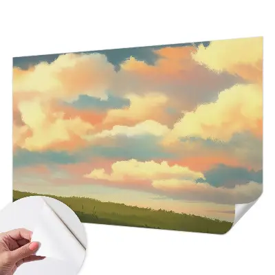 Fototapet autoadeziv pentru dormitor Himmel skyer