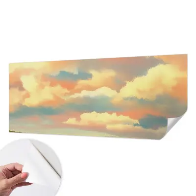Fototapet autoadeziv pentru dormitor Himmel skyer