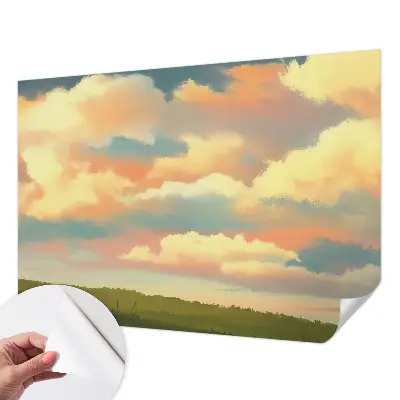 Fototapet autoadeziv pentru dormitor Himmel skyer