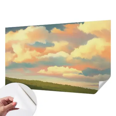 Fototapet autoadeziv pentru dormitor Himmel skyer