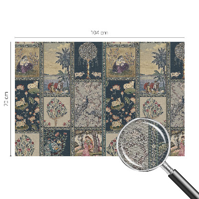 Fototapet 3D pentru living cu un buchet de flori