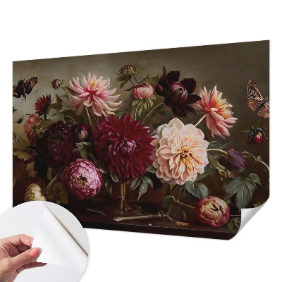 Fototapet 3D pentru living cu peisaj exotic
