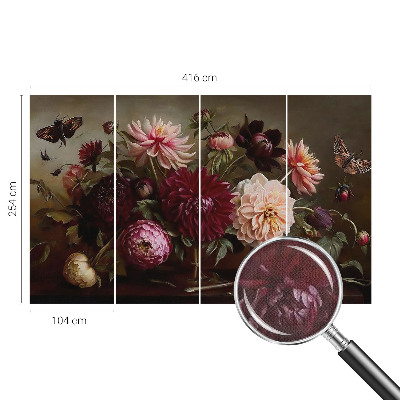 Fototapet 3D pentru living cu peisaj exotic