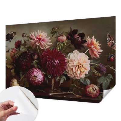 Fototapet 3D pentru living cu peisaj exotic