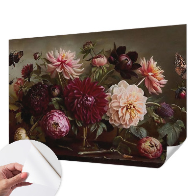 Fototapet 3D pentru living cu peisaj exotic