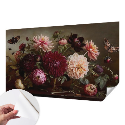 Fototapet 3D pentru living cu peisaj exotic