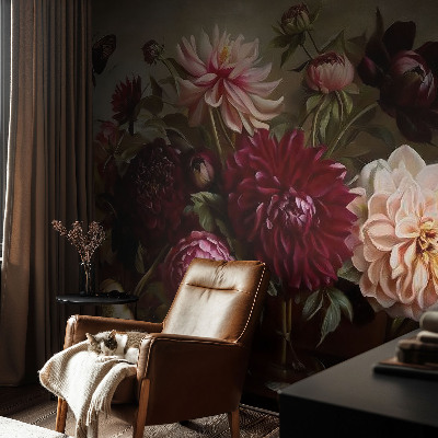 Fototapet 3D pentru living cu peisaj exotic
