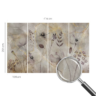 Fototapet autoadeziv pentru camera copiilor cu litere decorative