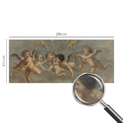 Fototapet 3D pentru living cu design reprezentând o femeie reflexivă