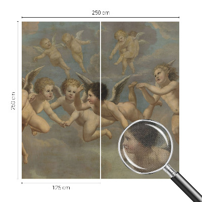 Fototapet 3D pentru living cu design reprezentând o femeie reflexivă