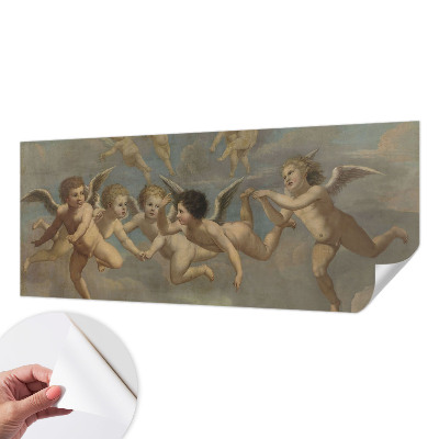 Fototapet 3D pentru living cu design reprezentând o femeie reflexivă