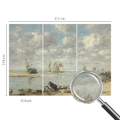 Fototapet autoadeziv pentru living cu motiv „Lupta navală”