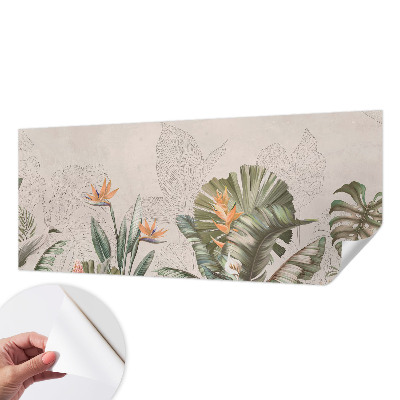 Fototapet 3D pentru living cu peisaj arhitectural