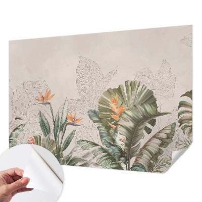 Fototapet 3D pentru living cu peisaj arhitectural