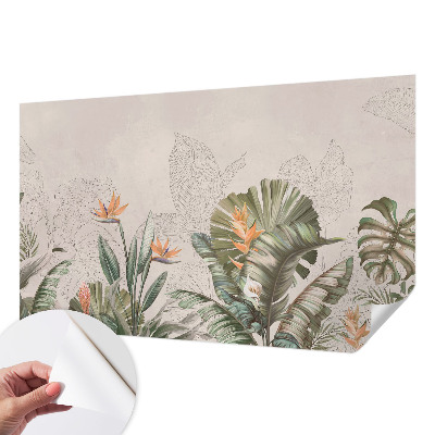 Fototapet 3D pentru living cu peisaj arhitectural