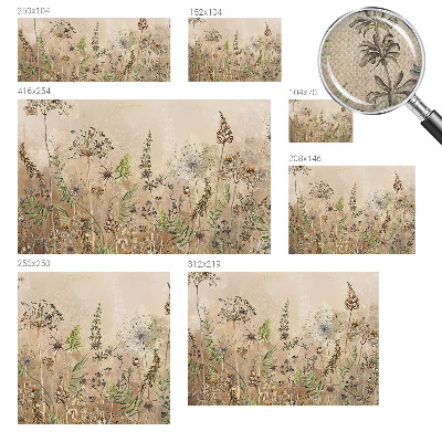 Fototapet autoadeziv pentru dormitor cu un bogat ornament decorativ