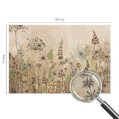 Fototapet autoadeziv pentru dormitor cu un bogat ornament decorativ