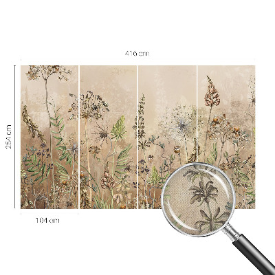 Fototapet autoadeziv pentru dormitor cu un bogat ornament decorativ