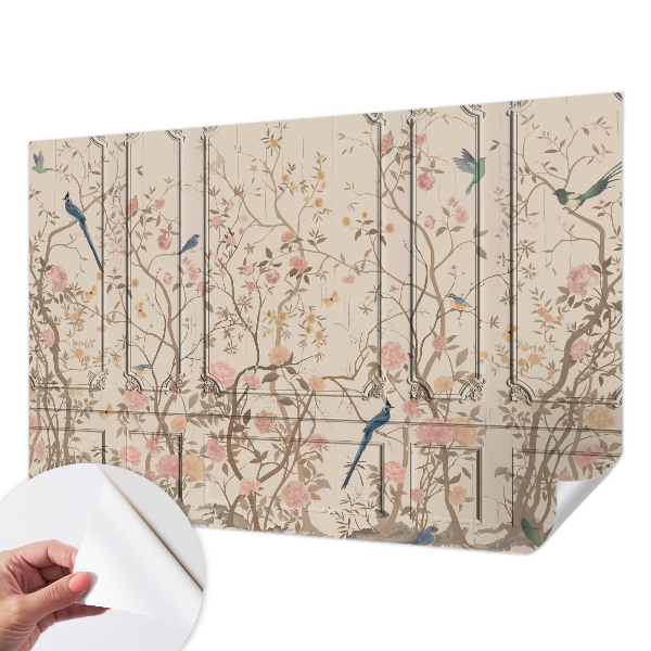 Fototapet autocolant cu motiv floral Idilă