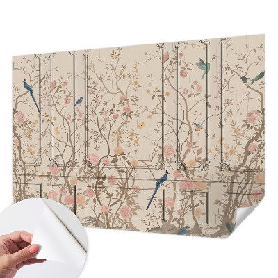 Fototapet autocolant cu motiv floral Idilă