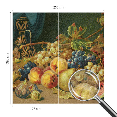Fototapet autoadeziv pentru living cu ilustrație „O luptă grotescă”