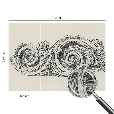 Fototapet 3d pentru dormitor Macarale și munți
