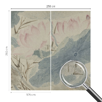 Fototapet autoadeziv cu ilustrație în stil natural