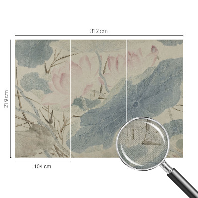 Fototapet autoadeziv cu ilustrație în stil natural