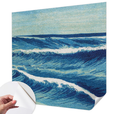 Fototapet 3D pentru living cu model de pene colorate
